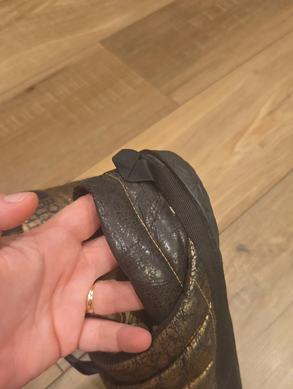 Women’s The North Face Gold Slip‑On Shoes • Size 8